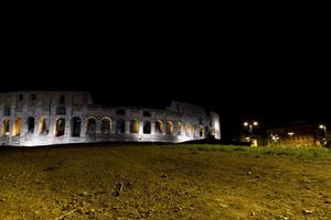 Rome Colosseum night view photo