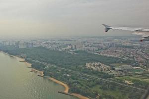 vista aérea de singapur foto