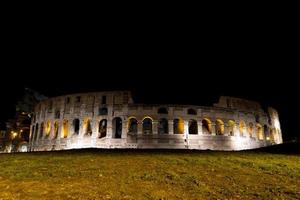 Rome Colosseum night view photo