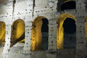 Rome Colosseum night view photo