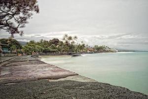 kona harbor sea waves in big island photo