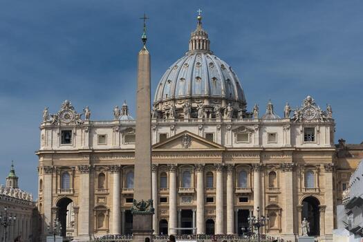 Roma Vaticano sitio Santo pedro catedral después papa francisco masa foto