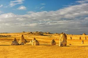 pinnacles park in west australia photo