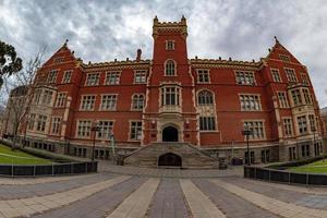 adelaide university building on cloudy sky photo