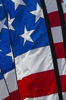 Usa American flag stars and stripes detail photo
