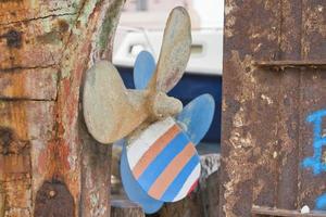 Wooden Ship propeller photo