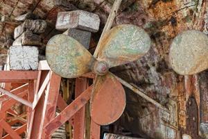 Wooden Ship propeller photo