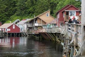 Ketchikan, Alaska, picturesque town view photo