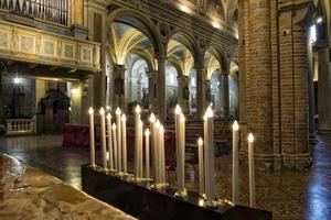 medieval church internal view photo