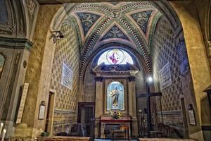 medieval church internal view photo