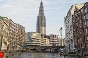 hamburg port old canals photo