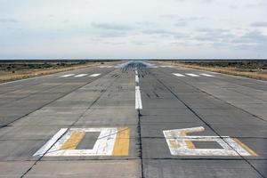 zona de aterrizaje y despegue del aeropuerto foto