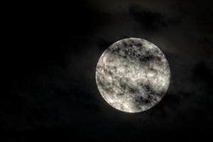 Full Moon on the black photo