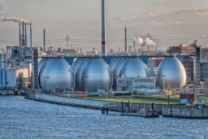 Desalination plant in hamburg port photo