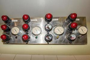 old refrigerator control knobs detail photo