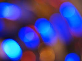 christmas tree lights blur background photo