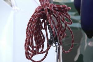 winch sail boat detail photo