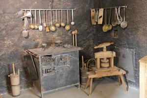 old medieval kitchen photo