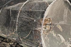 Fishermen net spreading out to the sun photo