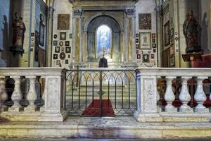 medieval church internal view photo