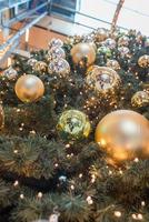 HAMBURG - GERMANY - December 30, 2014 - Christmas Tree in crowded shops of Euro Passage photo
