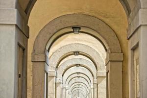 Florence Ponte Vecchio arches way photo