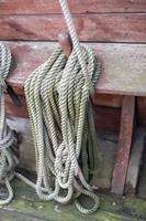 sail ship shrouds and ropes photo