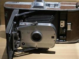 old bellows folding camera photo