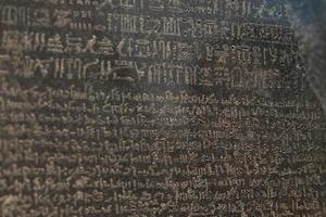 Rosetta stone close up photo