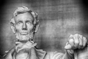 WASHINGTON, USA - JUNE 24 2016 - Lincoln statue at Memorial in Washington DC photo