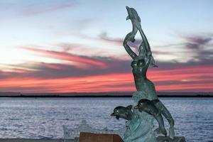 queen of the dolphins statue photo