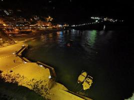 Pictoresque village of cinque terre italy night view photo