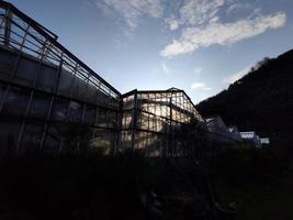 glass greenhouse view photo