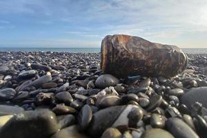 rusted can on the beach photo