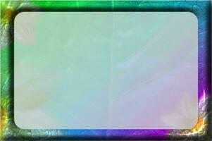 Frame flower with background gradient colors photo