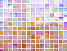 rainbow ceramic tile background  banner background design template photo