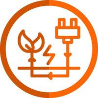 Energy Saving Vector Icon Design