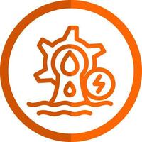 Hydro Power Vector Icon Design