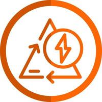 Recycle Energy Vector Icon Design