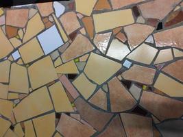 ceramic tile wall detail photo