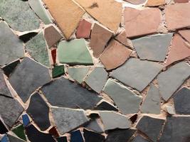 ceramic tile wall detail photo