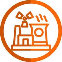 Nuclear Energy Vector Icon Design