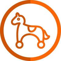 Toy Horse Vector Icon Design