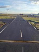 mexico city airport before take off photo