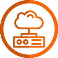 Cloud Storage Vector Icon Design