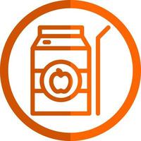 Apple Juice Vector Icon Design