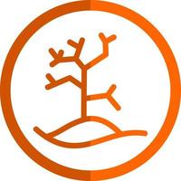 Dry Tree Vector Icon Design