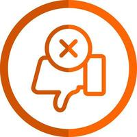 Dislike Vector Icon Design