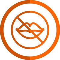 No Speak Vector Icon Design