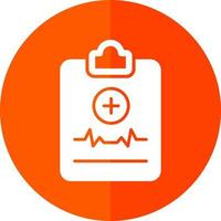 Medical Report Vector Icon Design